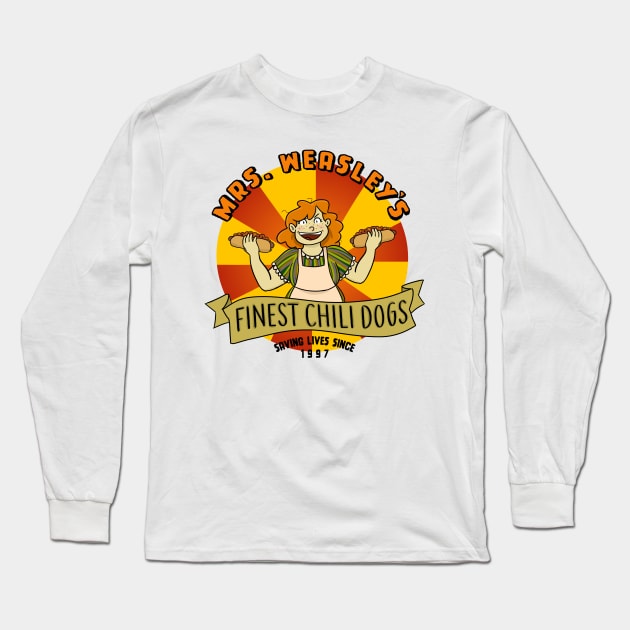 Finest Chili Dogs Long Sleeve T-Shirt by FanaticalFics